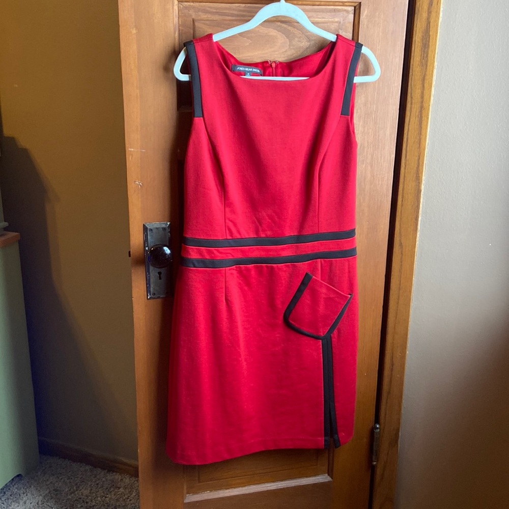 Red & Black Dress